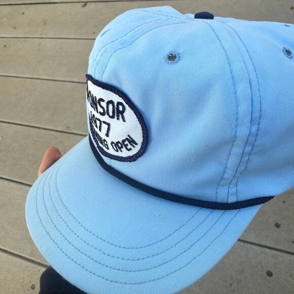 Vintage 1977 Wyoming Open Cowboys Pokes Golf Golfing Roper Strapback Cap Hat VTG - Picture 3 of 7